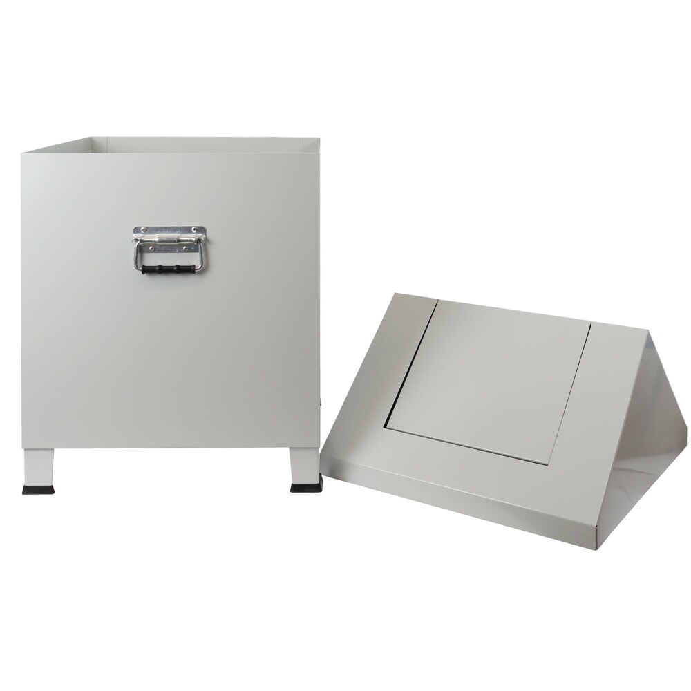 N° de l'image du produit 3 : HEMMDAL Caisse à bourre de laine, HxlxP 680 x 400 x 400 mm, gris clair