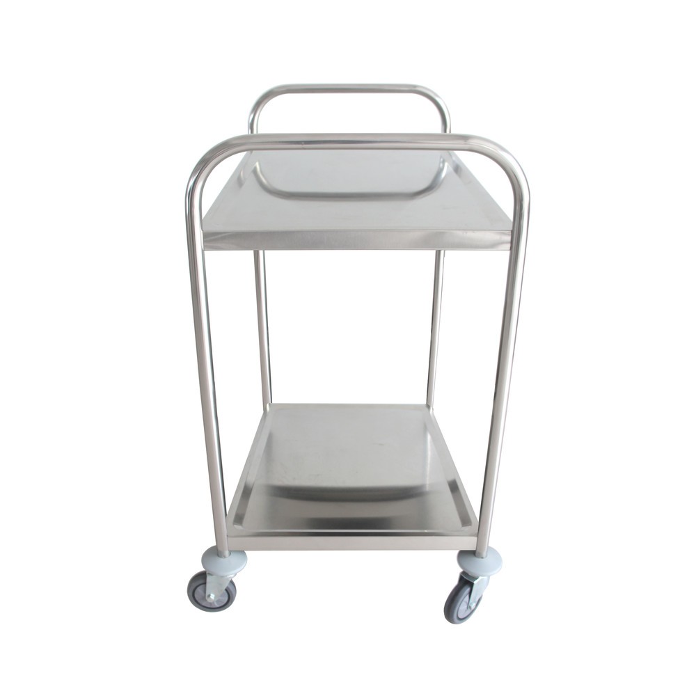 N° de l'image du produit 3 : Chariot de service en acier inoxydable HEMMDAL, 2 niveaux