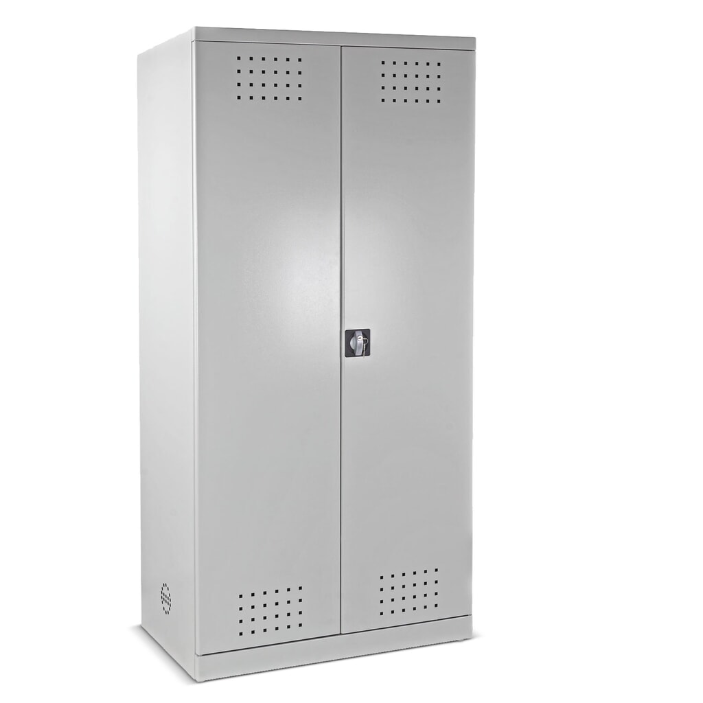 Produktabbildung: HEMMDAL Pflanzenschutzmittel- und Chemikalienschrank mit 4 Auffangwannen, HxBxT 1.920 x 920 x 580 mm