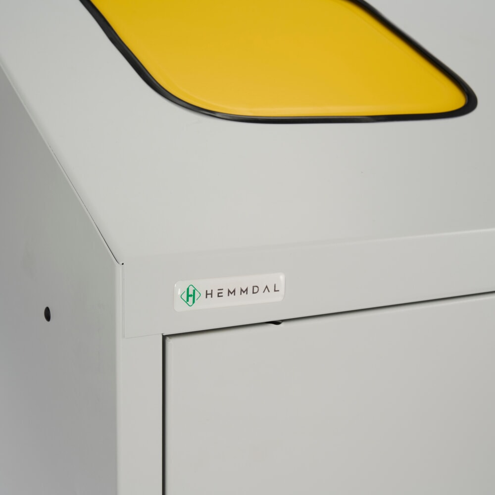 N° de l'image du produit 8 : HEMMDAL Collecteur de déchets de recyclage Trio, avec 3 conteneurs intérieurs, 120 litres chacun