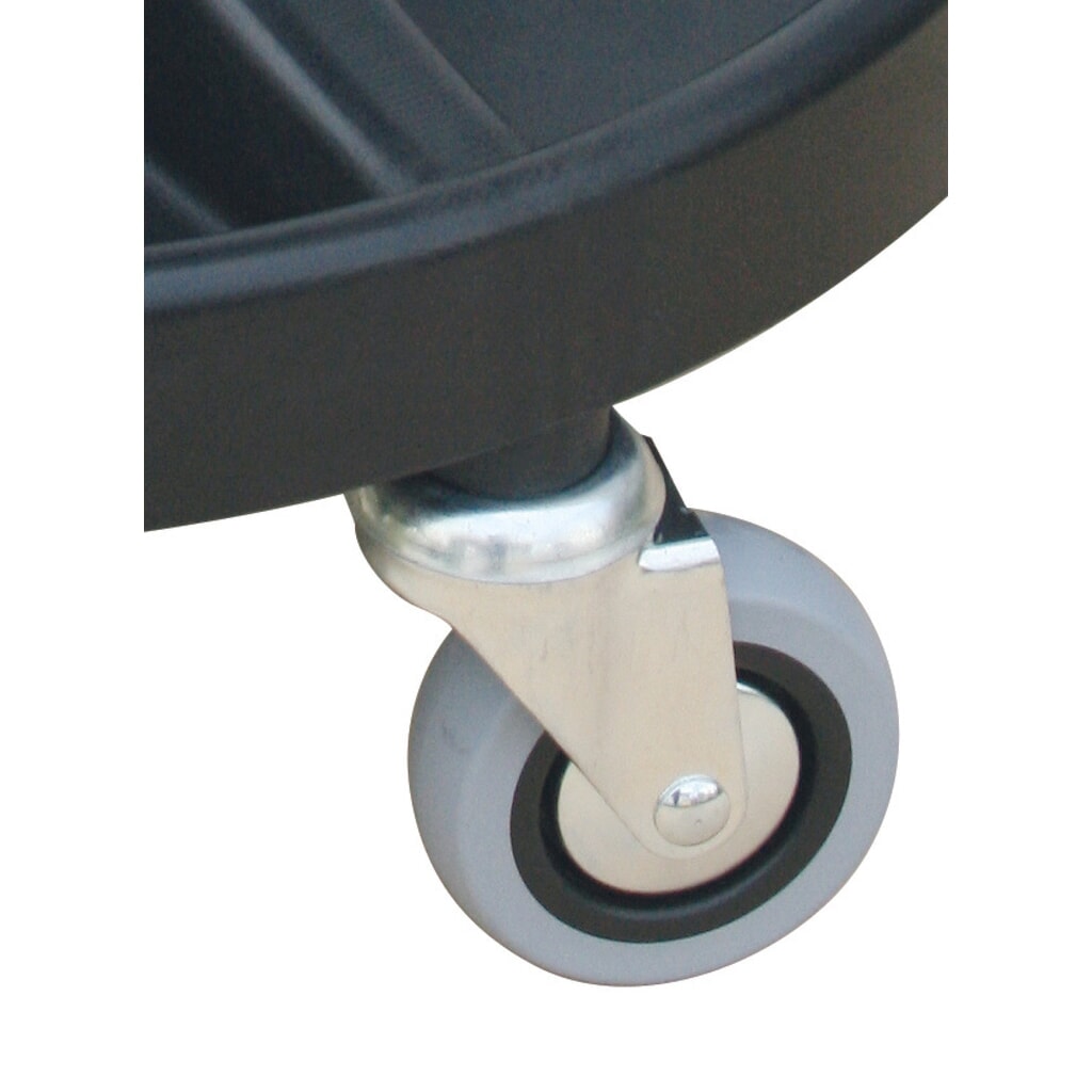 HEMMDAL Drehhocker, PU-Sitz, Sitzhöhe 400-530 mm, Werkzeugschale, Rollen Produktabbildung Nr. 3: HEMMDAL Drehhocker, PU-Sitz, Sitzhöhe 400-530 mm, Werkzeugschale, Rollen