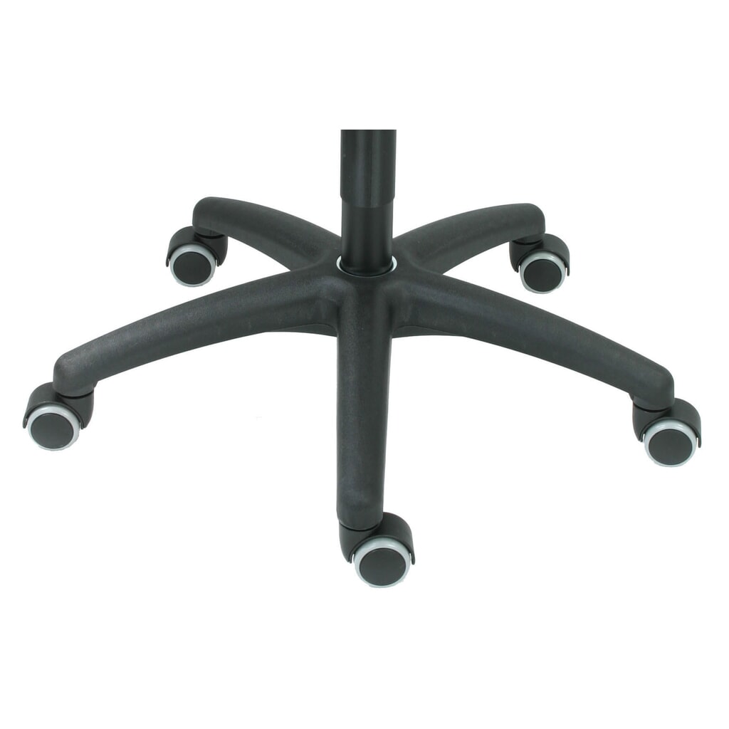 Produktabbildung Nr. 3: HEMMDAL Rundhocker, Sitz aus Buche, Sitzhöhe 430-620 mm, Rollen