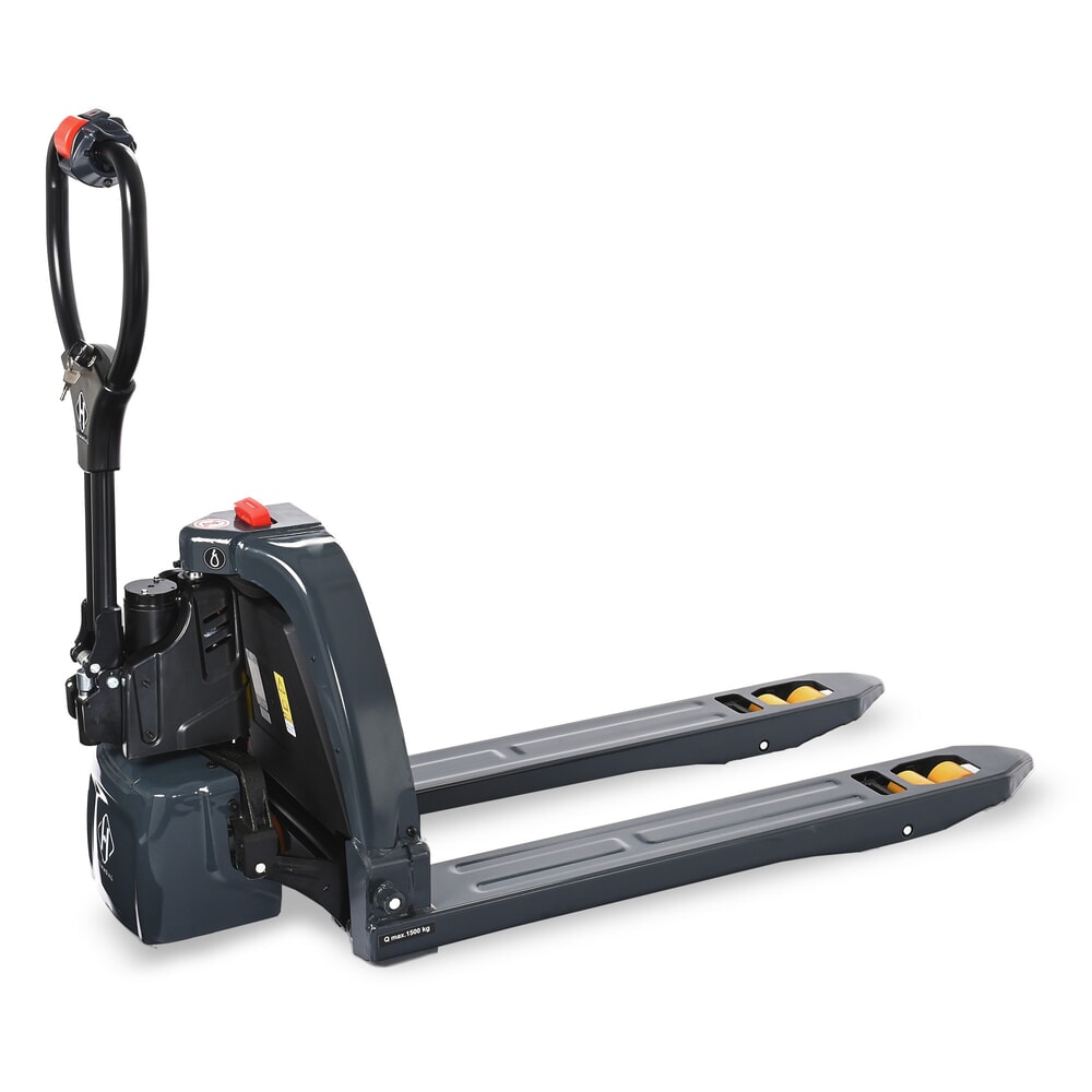 Produktabbildung: HEMMDAL Elektro-Hubwagen PTE 1.5, Tragfähigkeit 1.500 kg, Gabellänge 1.150 mm