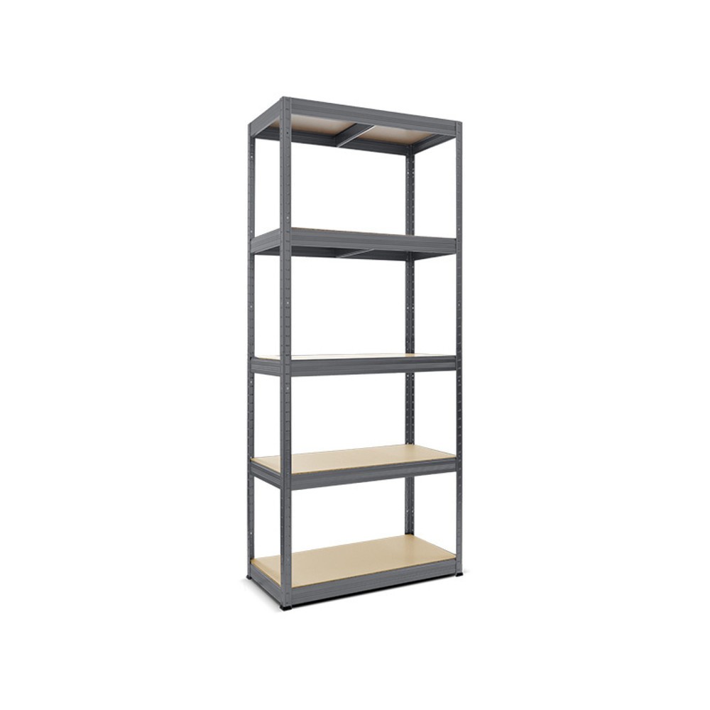 Produktabbildung: HEMMDAL Fachbodenregal Typ XS graphitgrau, Fachlast 150 kg, HxBxT 1.800 x 750 x 350 mm