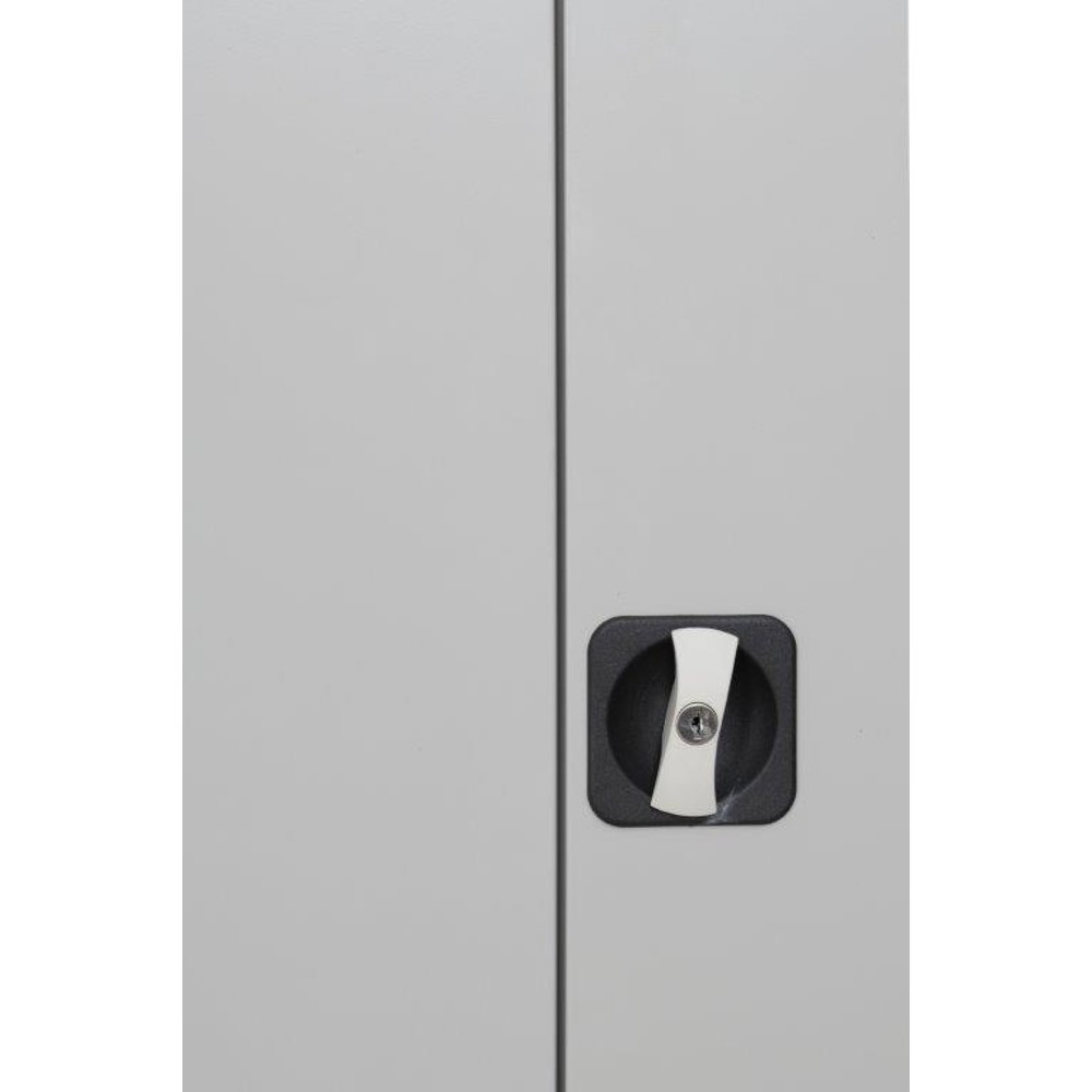 Produktabbildung Nr. 4: HEMMDAL Flügeltürschrank, HxBxT 1.950 x 925 x 420 mm, lichtgrau/lichtgrau