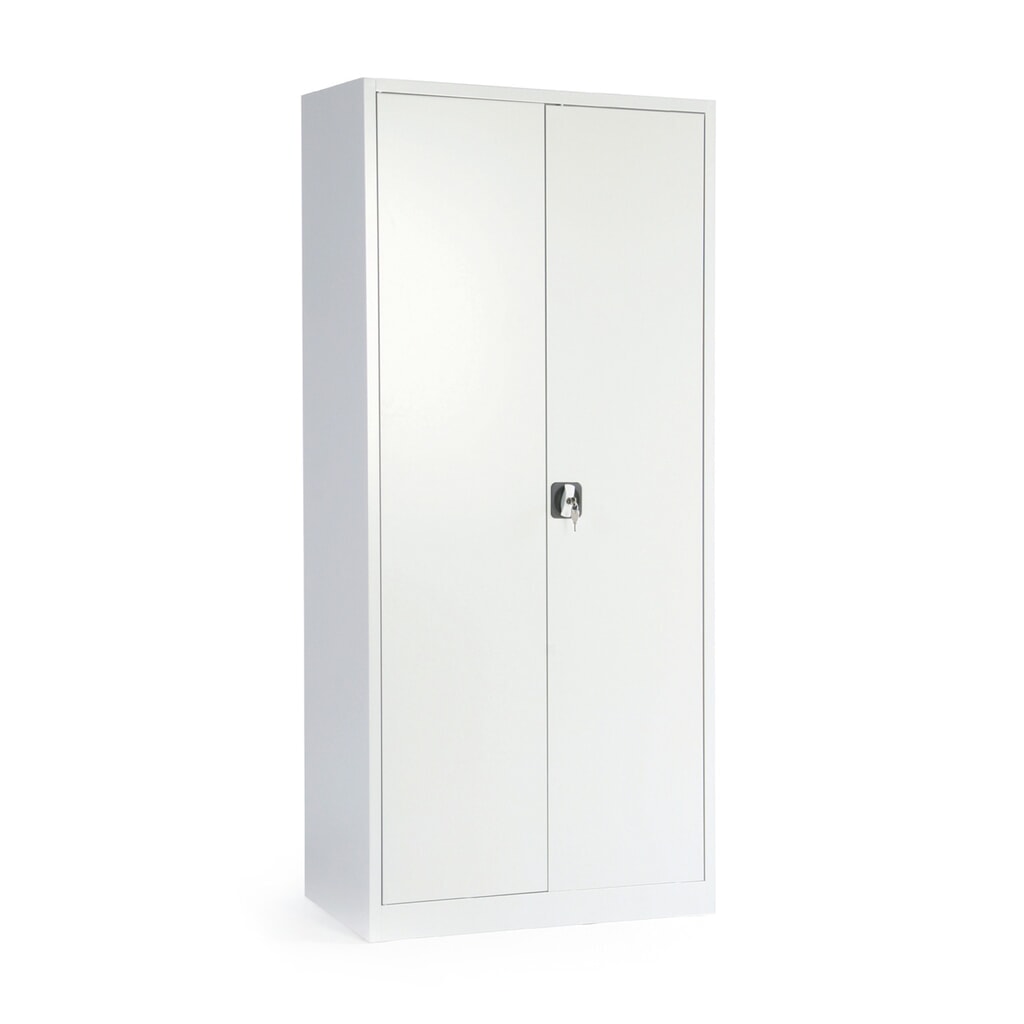 Produktabbildung: HEMMDAL Flügeltürschrank, HxBxT 1.800 x 800 x 380 mm, lichtgrau/lichtgrau