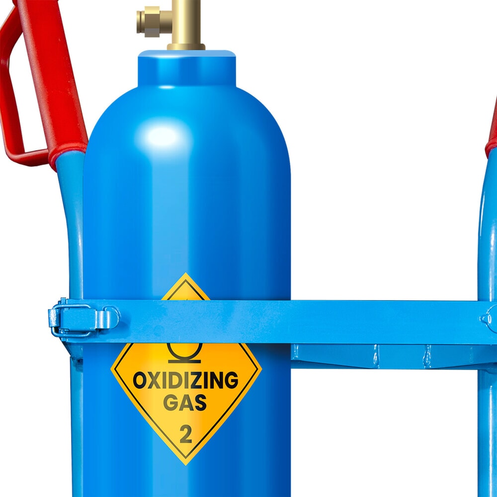 Produktabbildung Nr. 2: HEMMDAL Gasflaschenkarre, für 2 Stahlflaschen à 10 Liter