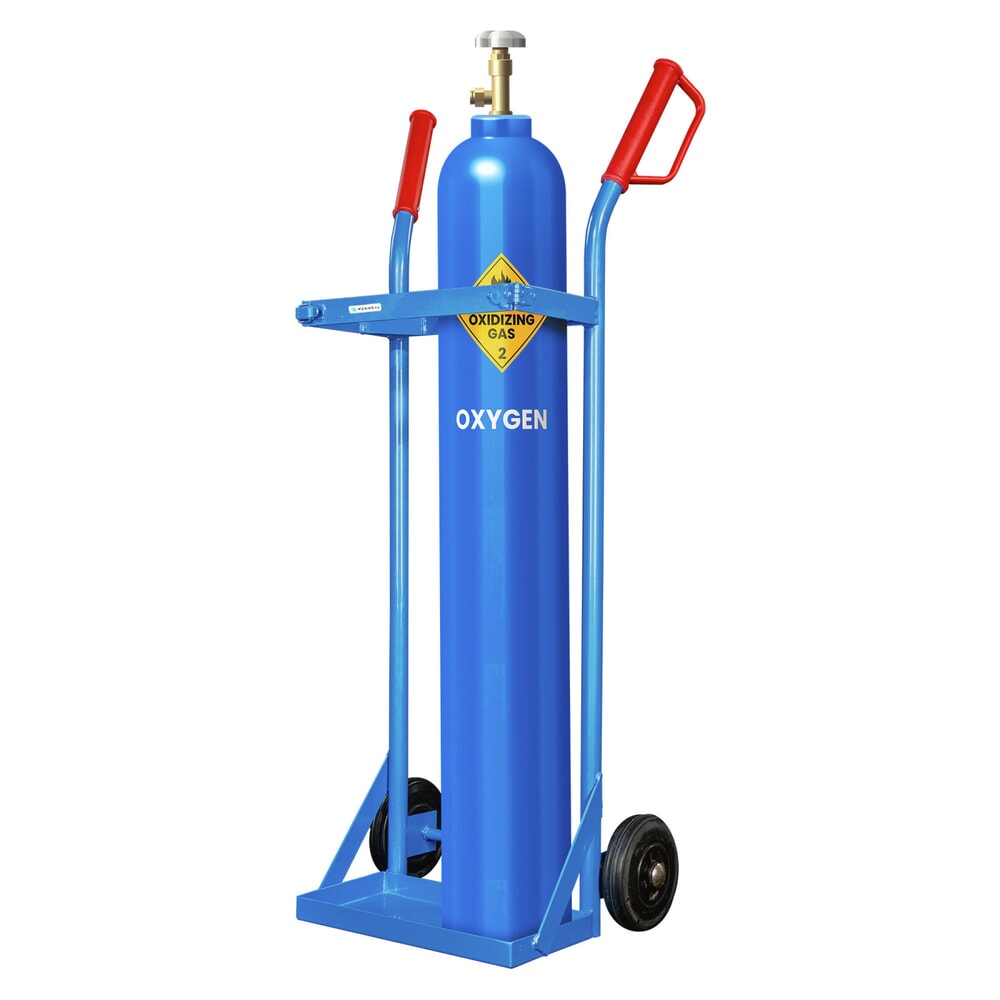 HEMMDAL Gasflaschenkarre, für 2 Stahlflaschen à 10 Liter Produktabbildung: HEMMDAL Gasflaschenkarre, für 2 Stahlflaschen à 10 Liter
