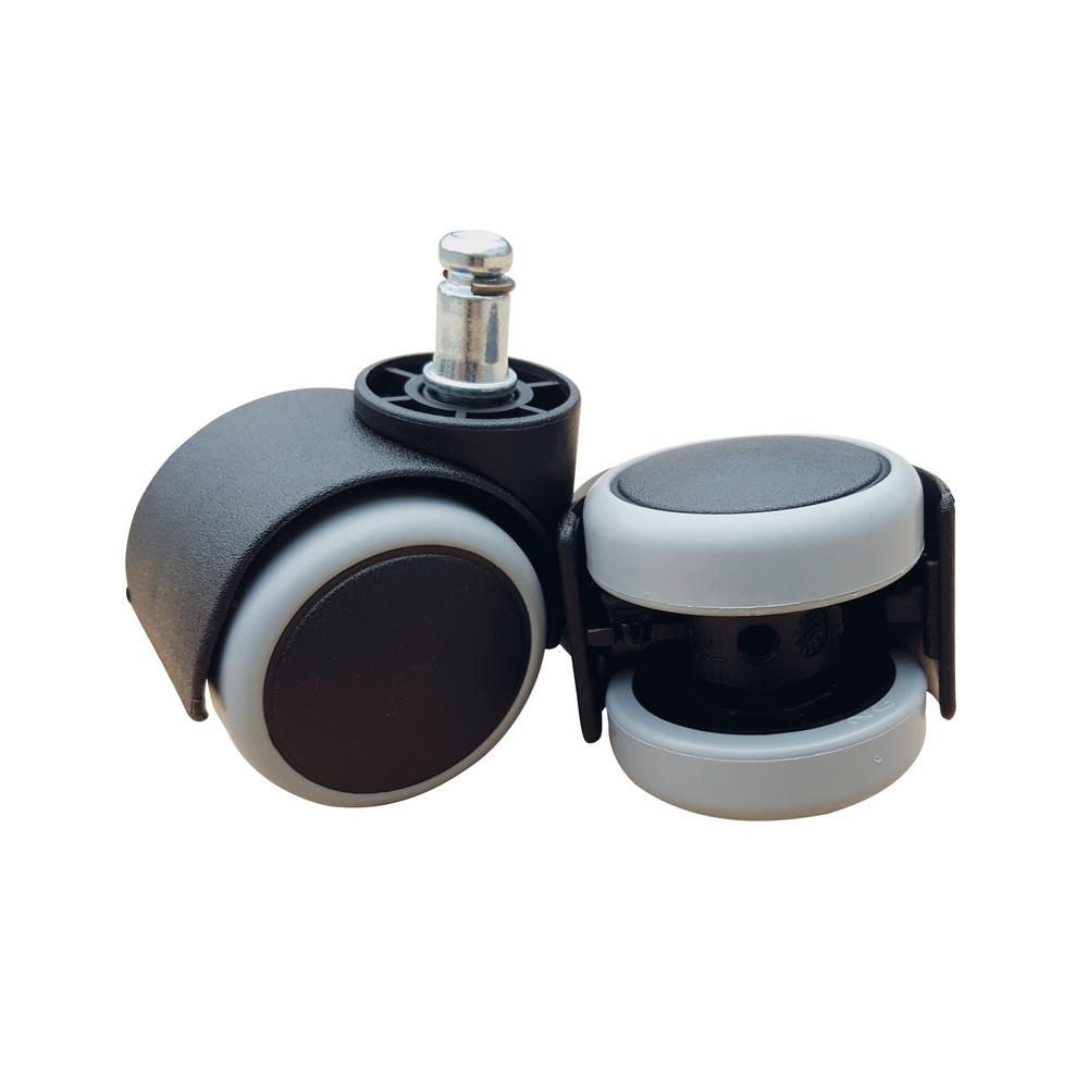 Produktabbildung Nr. 2: HEMMDAL Hocker Komfort, PU-Sitz, Sitzhöhe 430-560 mm, Aluminiumbasis, Rollen