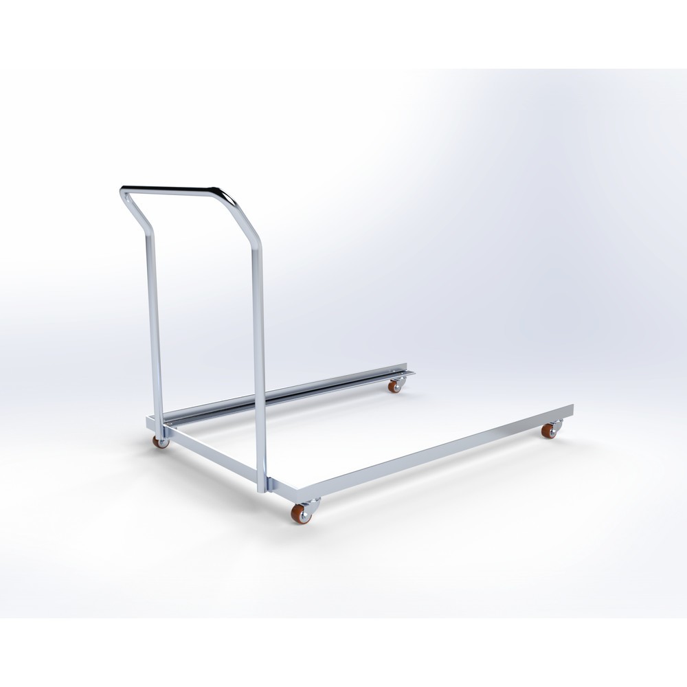 Produktabbildung Nr. 1: HEMMDAL Logistikroller, verzinkt, TK 450 kg, für Paletten 1.200 x 800 mm, mit Schiebebügel