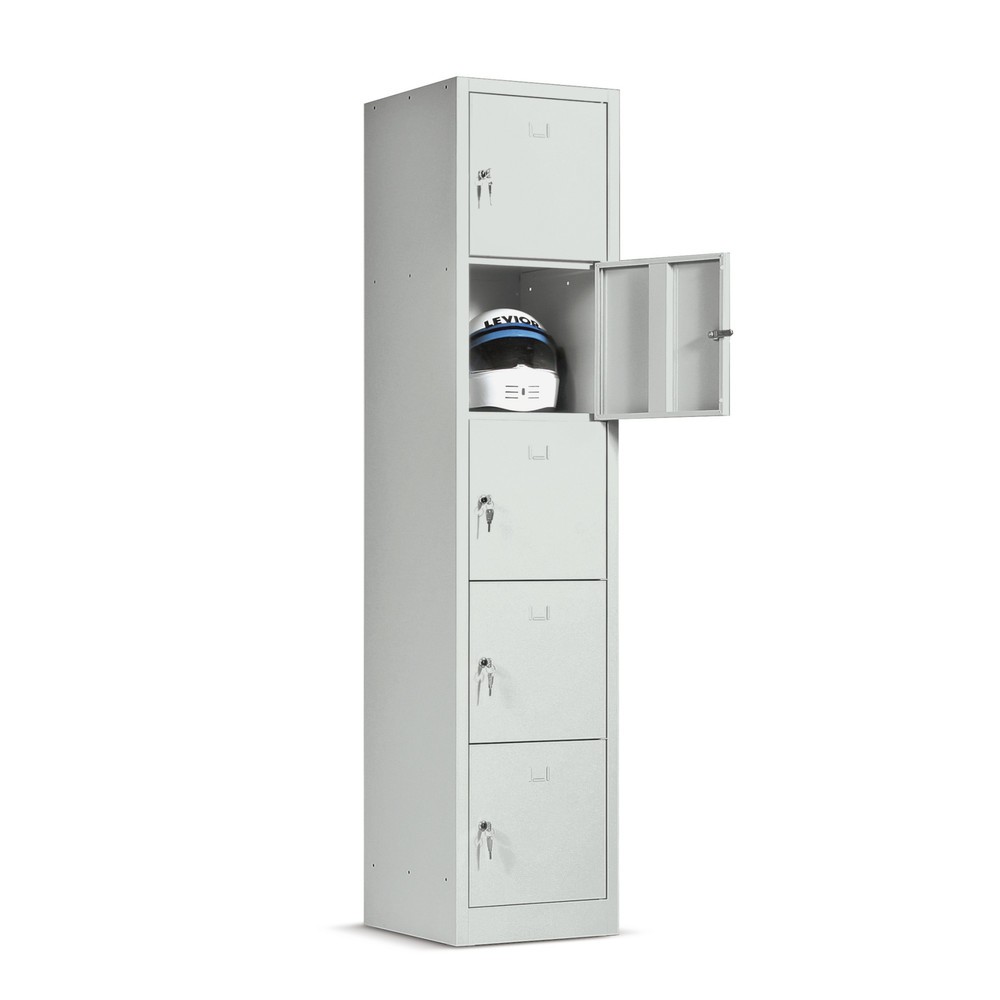 Illustration du produit: HEMMDAL Meuble coffre-fort, 1 x 5 compartiments, H x l x P 1 900 x 410 x 450 mm