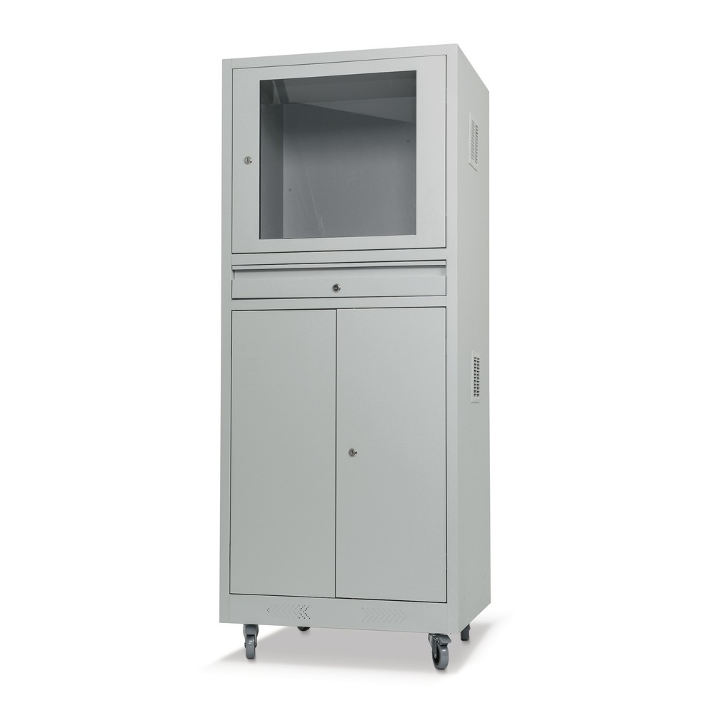 N° de l'image du produit 3 : HEMMDAL Armoire informatique mobile, HxlxP 1700 x 680 x 600 mm