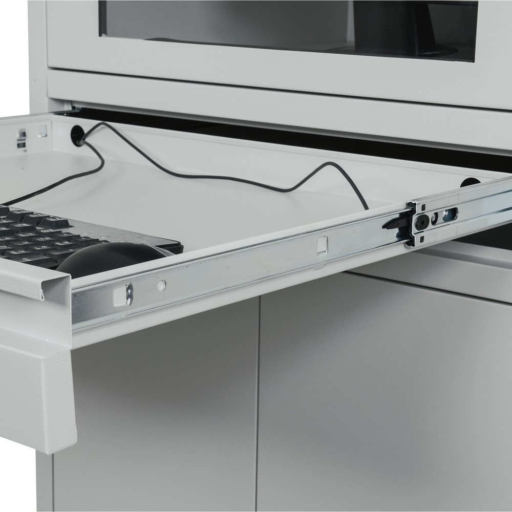 N° de l'image du produit 4 : HEMMDAL Armoire informatique mobile, HxlxP 1700 x 680 x 600 mm