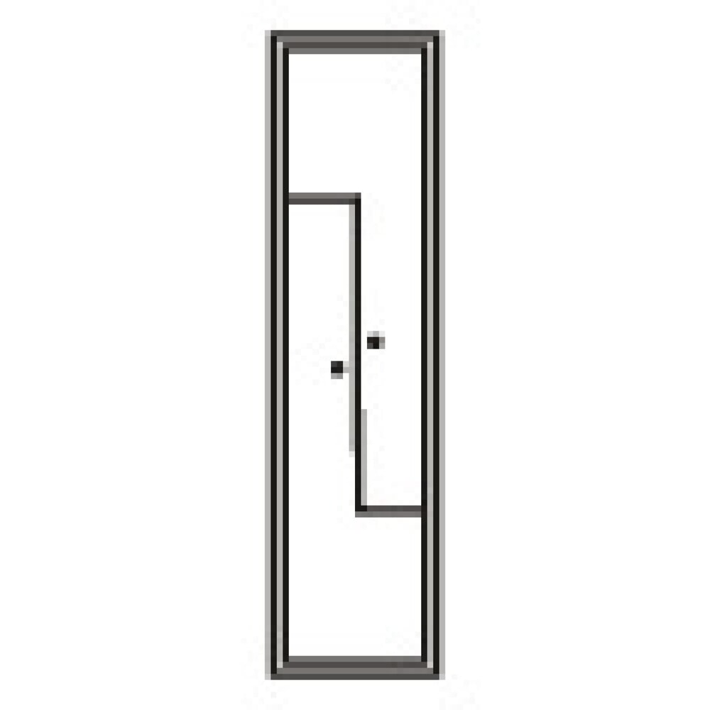 N° de l'image du produit 2 : HEMMDAL Penderie en Z avec 2 compartiments HxlxP 1 800 x 415 x 500 mm