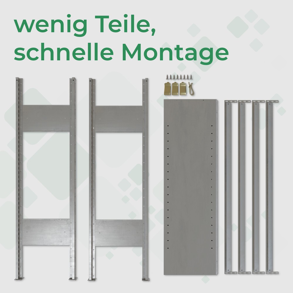 Produktabbildung Nr. 5: HEMMDAL PRO Getränkekistenregal, verzinkt – für 6 Kästen – Made in Germany