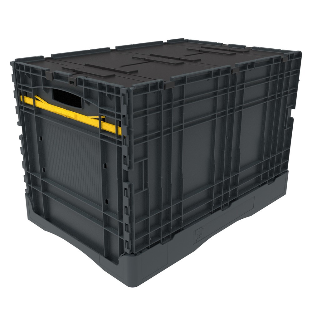 Produktabbildung: Profi Klappbox 60x40 cm – Mehrweg-Transportbox zum Einklappen – 80 Liter