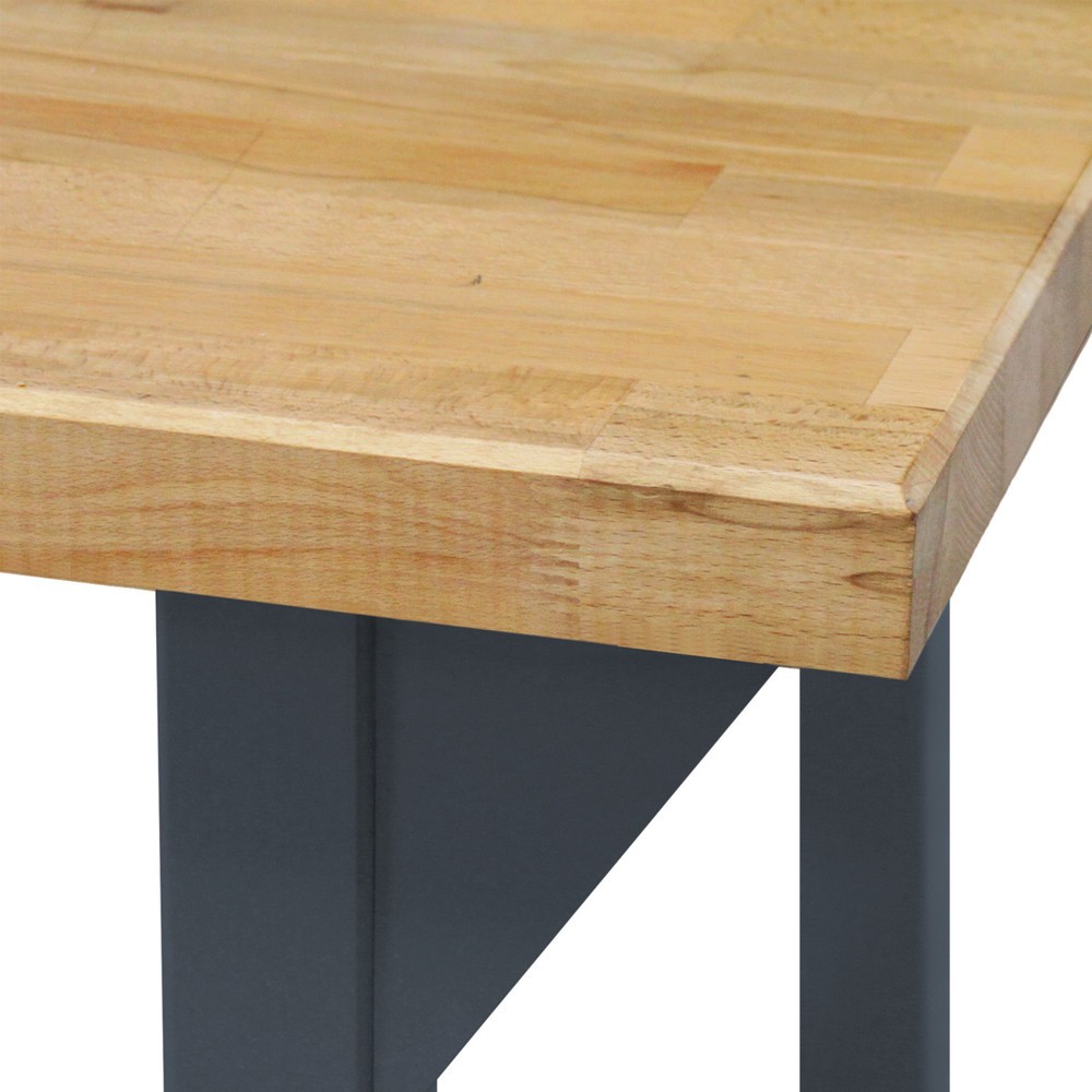 Produktabbildung Nr. 3: HEMMDAL PRO Werkbank Typ L, bis 300 kg – 150 x 85 x 75 cm – Arbeitstisch Made in EU