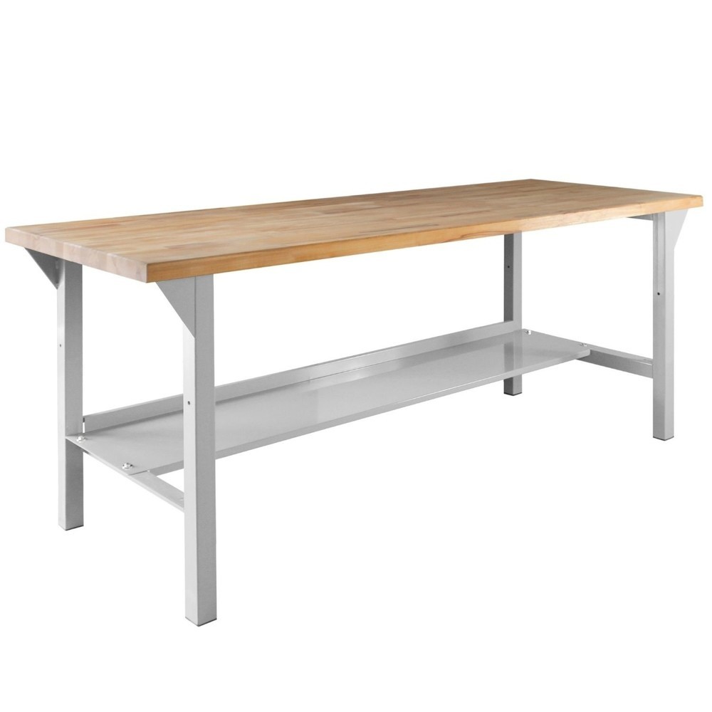 Produktabbildung: HEMMDAL HEMMDAL PRO Werkbank Typ L, bis 300 kg – 150 x 85 x 75 cm – Arbeitstisch Made in EU