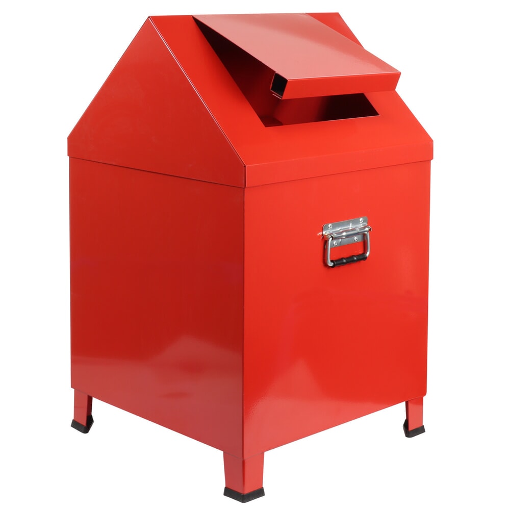Produktabbildung Nr. 2: HEMMDAL Putzwollkasten, HxBxT 680 x 400 x 400 mm, feuerrot