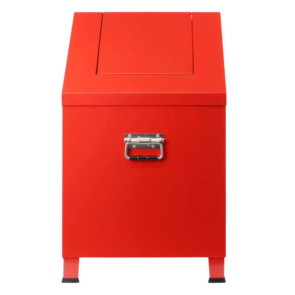 HEMMDAL Putzwollkasten, HxBxT 680 x 400 x 400 mm, feuerrot Produktabbildung Nr. 3: HEMMDAL Putzwollkasten, HxBxT 680 x 400 x 400 mm, feuerrot