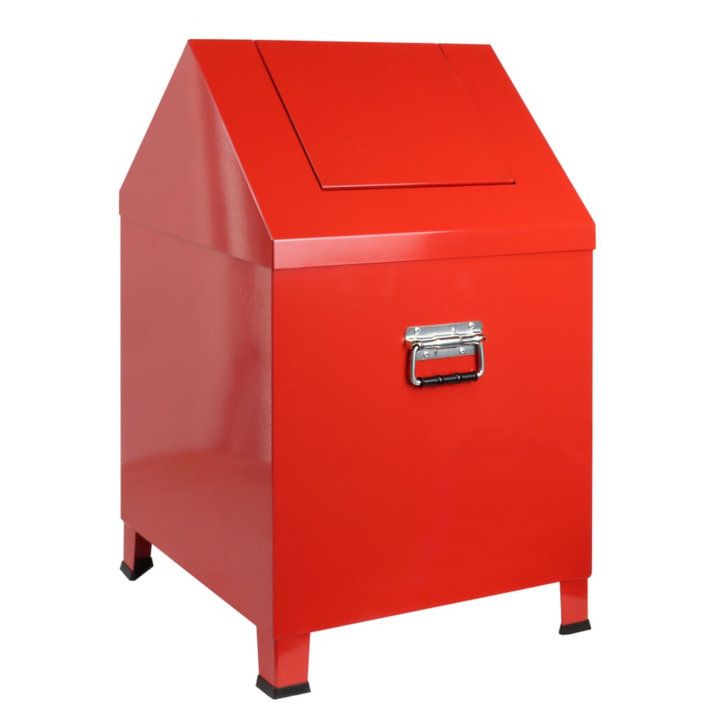 HEMMDAL Putzwollkasten, HxBxT 680 x 400 x 400 mm, feuerrot Produktabbildung Nr. 6: HEMMDAL Putzwollkasten, HxBxT 680 x 400 x 400 mm, feuerrot