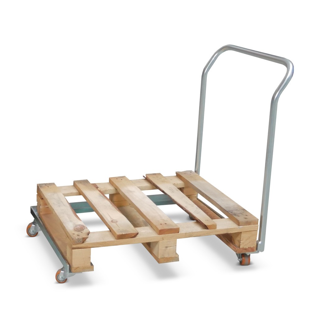 N° de l'image du produit 3 : HEMMDAL Galet logistique, galvanisé, capacité de charge 450 kg, pour palettes 800 x 600 mm