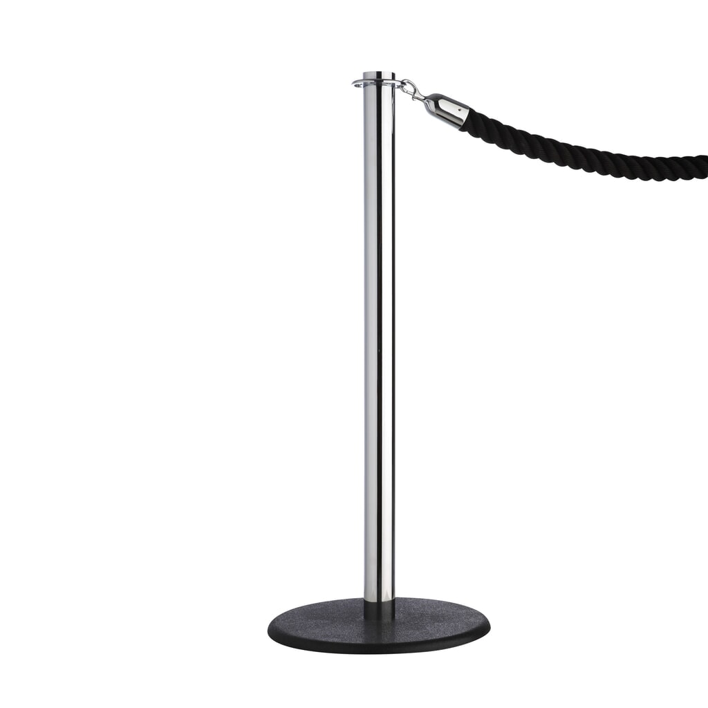 RS-GUIDESYSTEMS® Seil-Absperrpfosten, verchromt Produktabbildung: RS-GUIDESYSTEMS® Seil-Absperrpfosten, verchromt