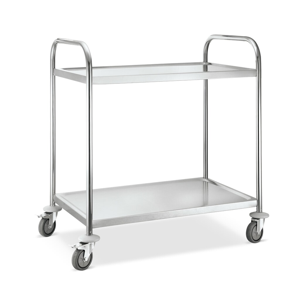 Produktabbildung Nr. 1: Servierwagen Edelstahl HEMMDAL, 2 Etagen