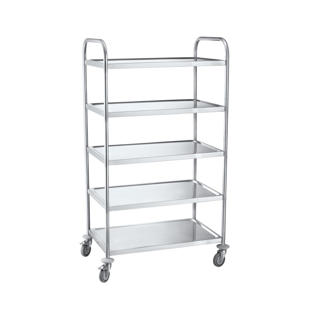 Produktabbildung Nr. 1: Servierwagen Edelstahl HEMMDAL, 5 Etagen