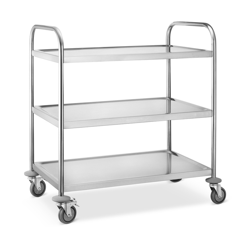 Produktabbildung Nr. 1: Servierwagen Edelstahl HEMMDAL, 3 Etagen