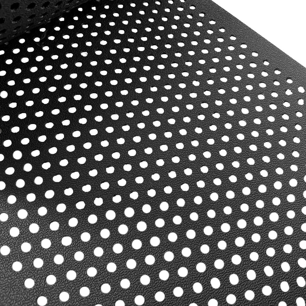 Produktabbildung Nr. 5: HEMMDAL Sichtschutzstreifen, anthrazit gelocht – 2 x 2,53 m – Zaun-Designelement