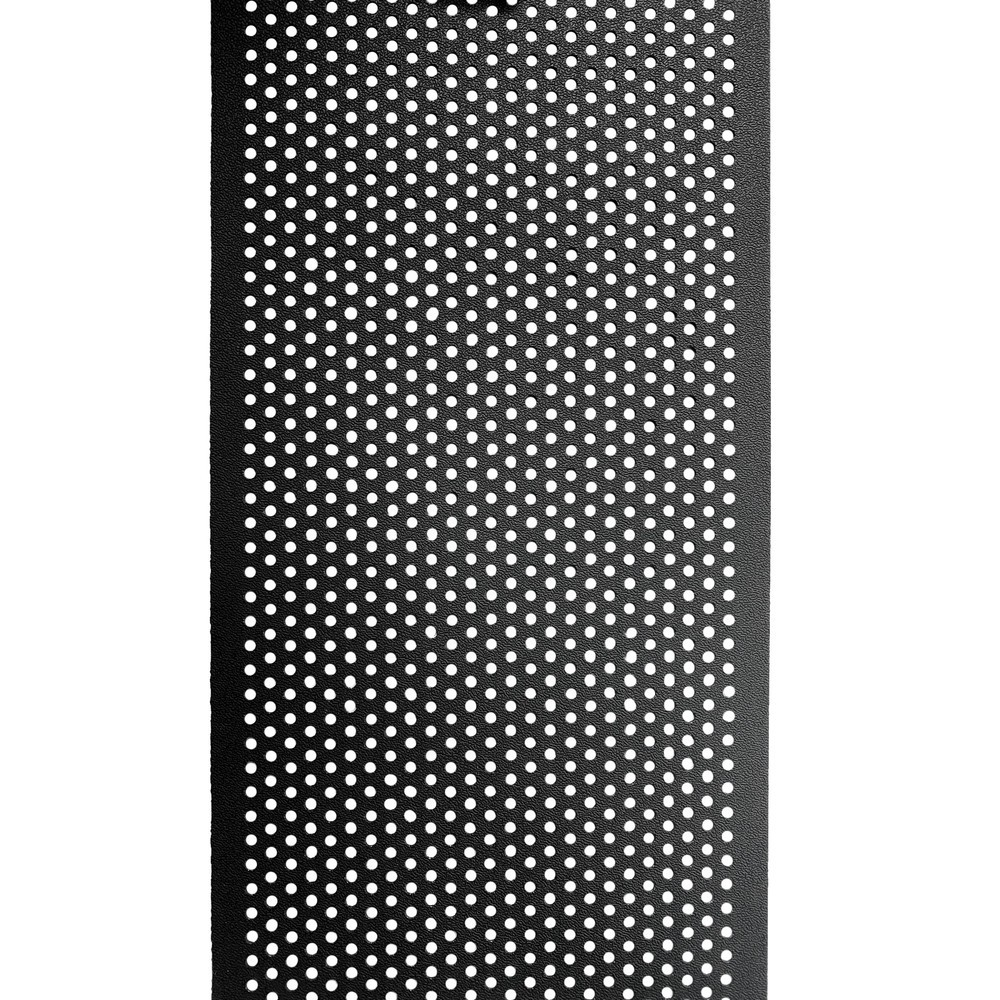 Produktabbildung Nr. 2: HEMMDAL Sichtschutzstreifen, anthrazit gelocht – 2 x 2,53 m – Zaun-Designelement