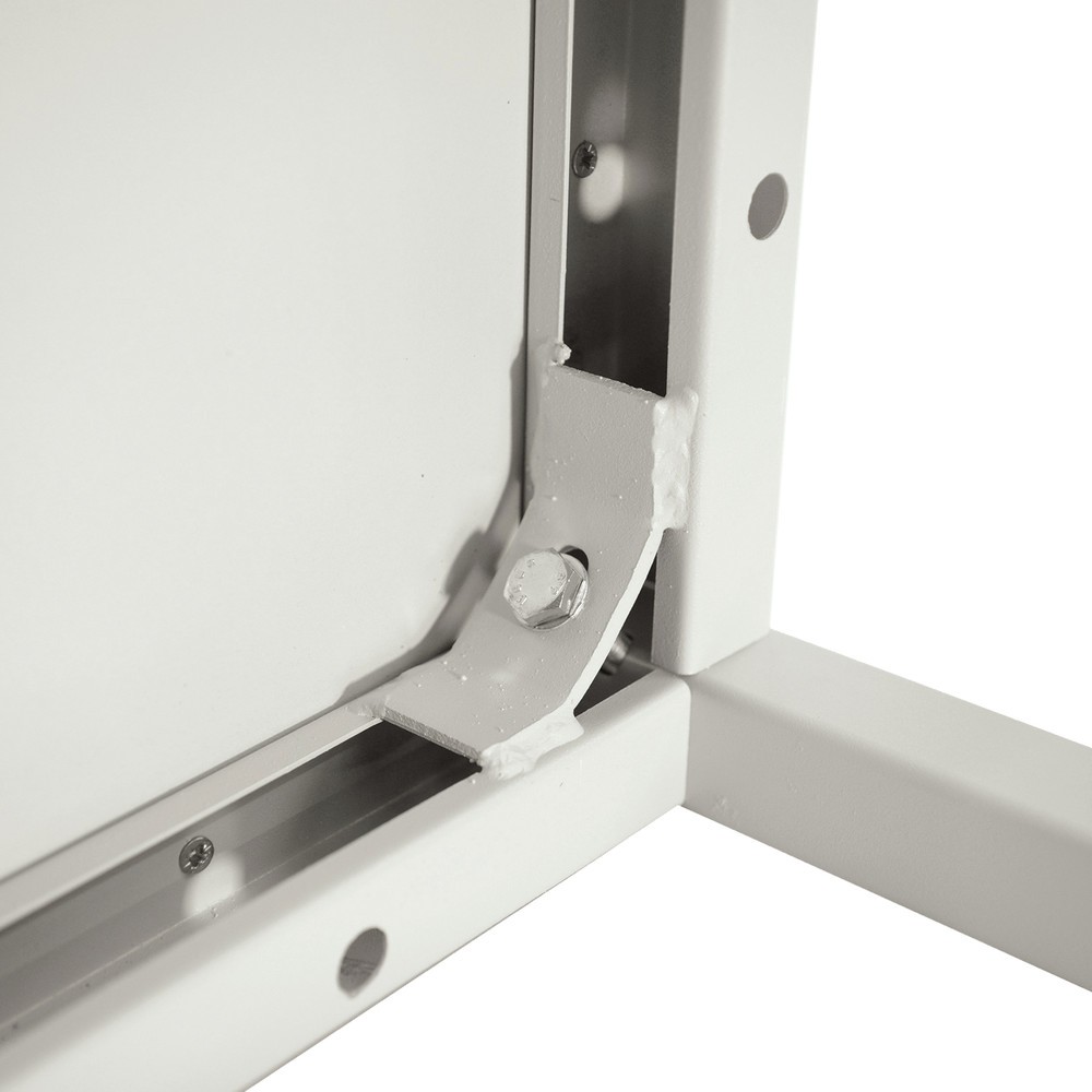 Produktabbildung Nr. 3: HEMMDAL Büro-Schreibtisch mit 4-Fuß Stalhrohrgestell, HxBxT 750 x 1.200 x 800 mm