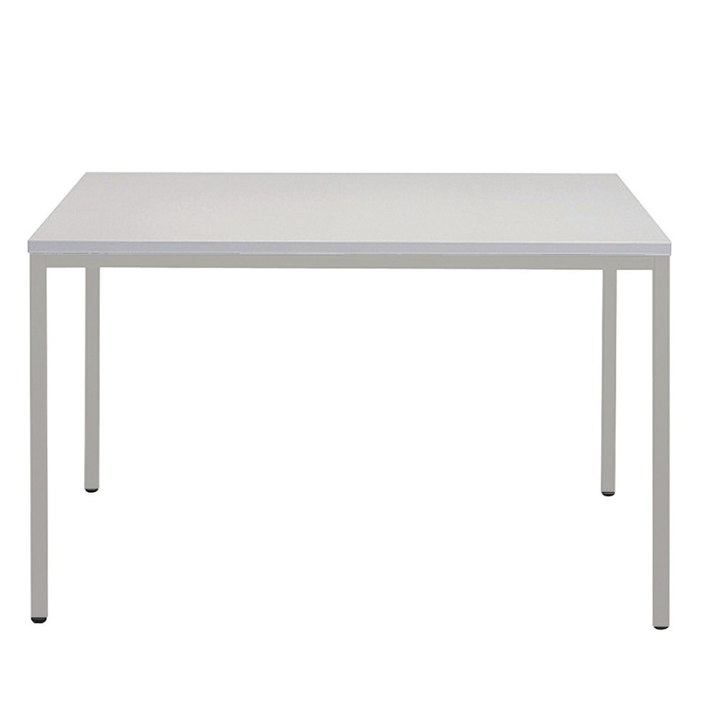 Illustration du produit: HEMMDAL Table en tube d’acier, l x P : 800 x 800 mm, gris clair