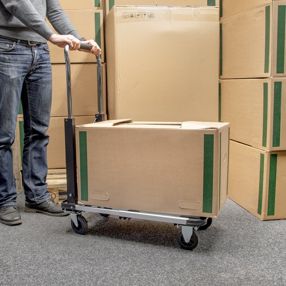Produktabbildung Nr. 2: HEMMDAL Transportwagen, klappbar, TK 150 kg, Ladefläche BxT 420 x 710 mm