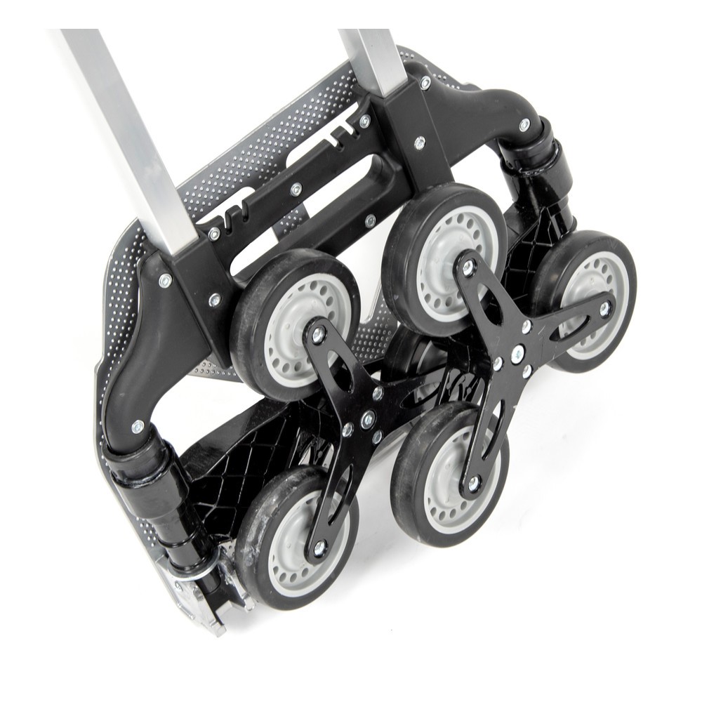 Produktabbildung Nr. 8: HEMMDAL Treppen-Transportkarre, klappbar, 3-armiger Radstern, TK 80/50 kg, Schaufel BxT 385 x 280 mm