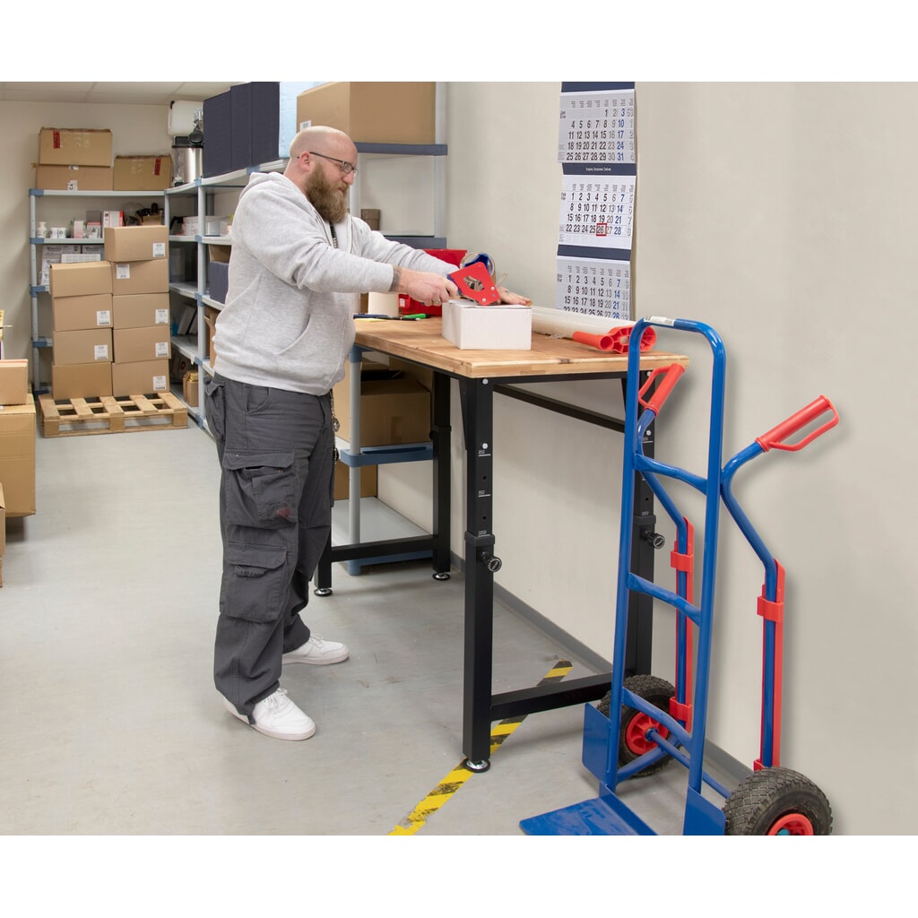 HEMMDAL Werkbank, höhenverstellbar, TK 200 kg Produktabbildung Nr. 4: HEMMDAL Werkbank, höhenverstellbar, TK 200 kg