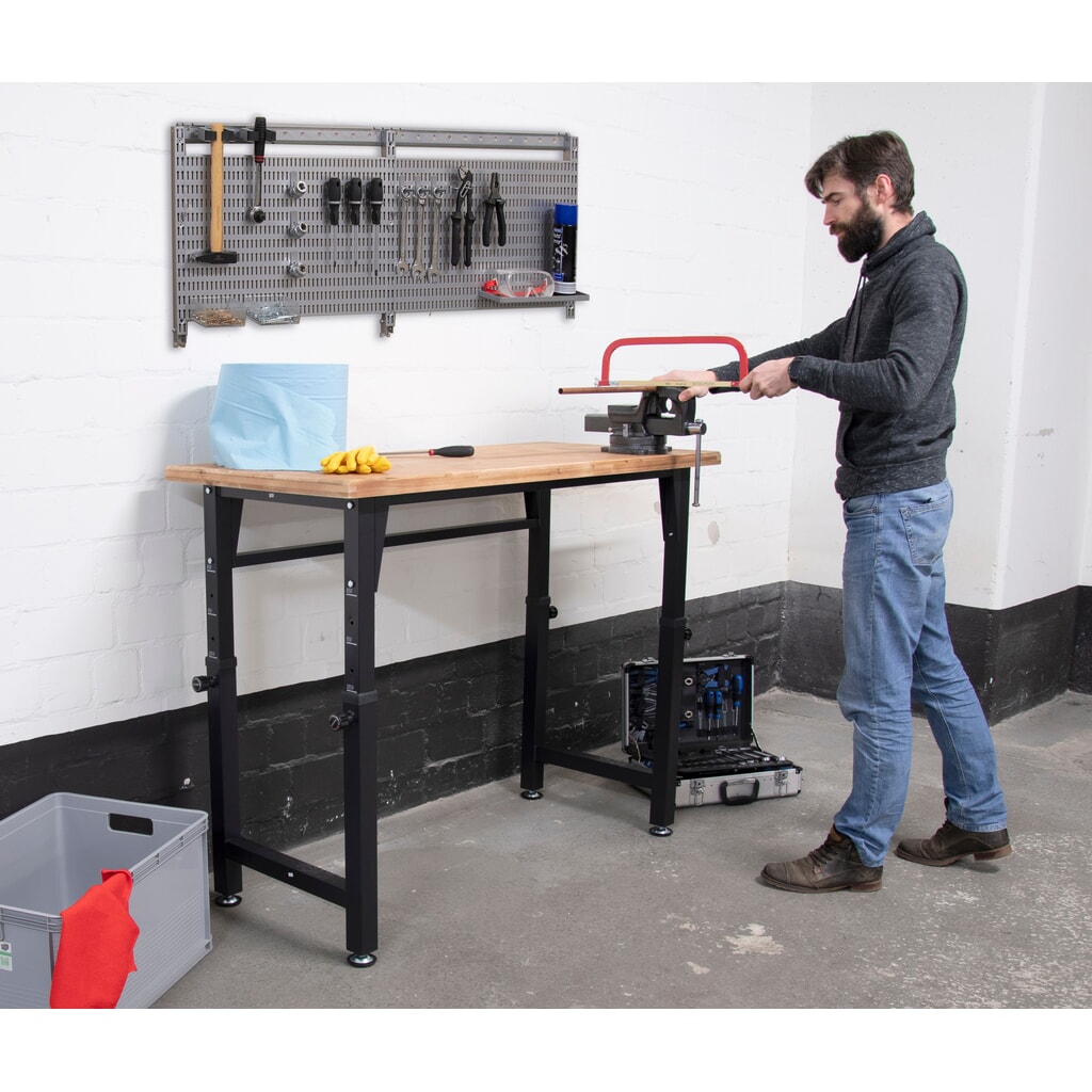 HEMMDAL Werkbank, höhenverstellbar, TK 200 kg Produktabbildung Nr. 6: HEMMDAL Werkbank, höhenverstellbar, TK 200 kg