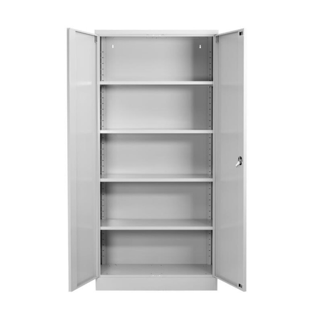 Productafbeelding nr. 4: HEMMDAL Draaideurkast, hxbxd 1.950 x 925 x 420 mm, lichtgrijs