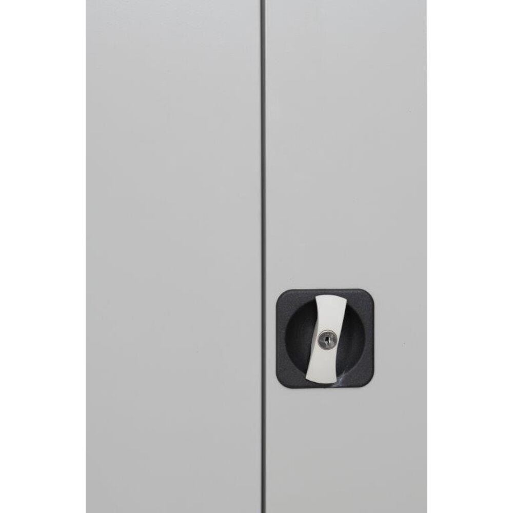 Productafbeelding nr. 5: HEMMDAL Draaideurkast, hxbxd 1.950 x 925 x 420 mm, lichtgrijs