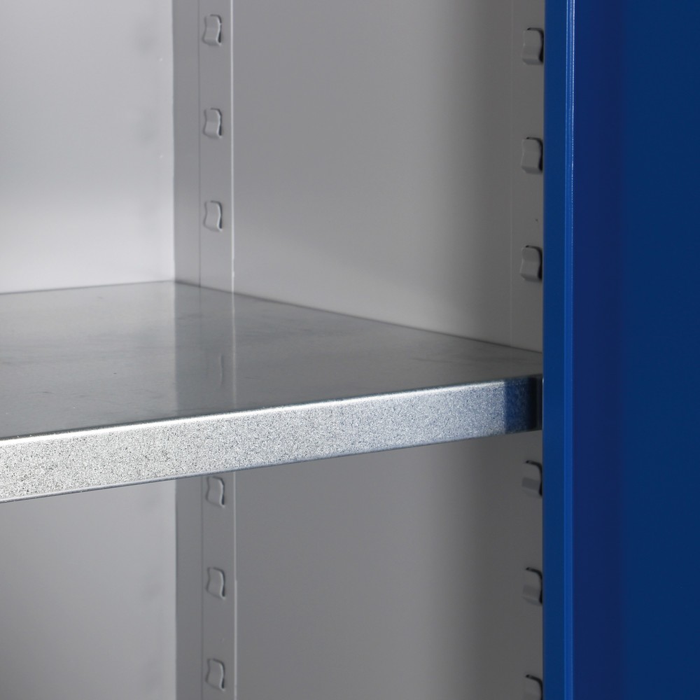 Productafbeelding nr. 4: HEMMDAL Werkplaats draaideurkast, hxbxd 1.800 x 800 x 380 mm, lichtgrijs/gentiaanblauw