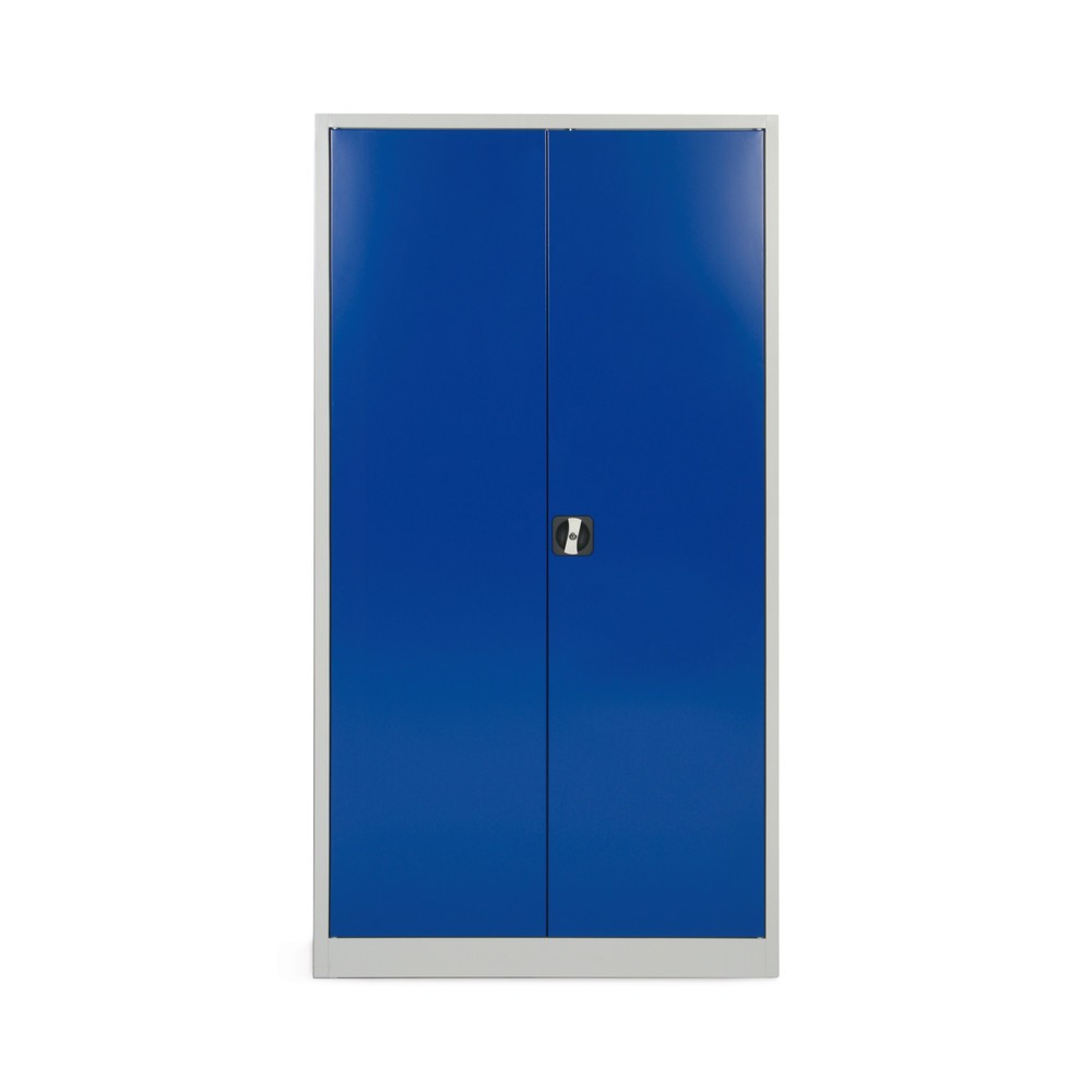 Productafbeelding nr. 7: HEMMDAL Werkplaats draaideurkast, hxbxd 1.800 x 800 x 380 mm, lichtgrijs/gentiaanblauw