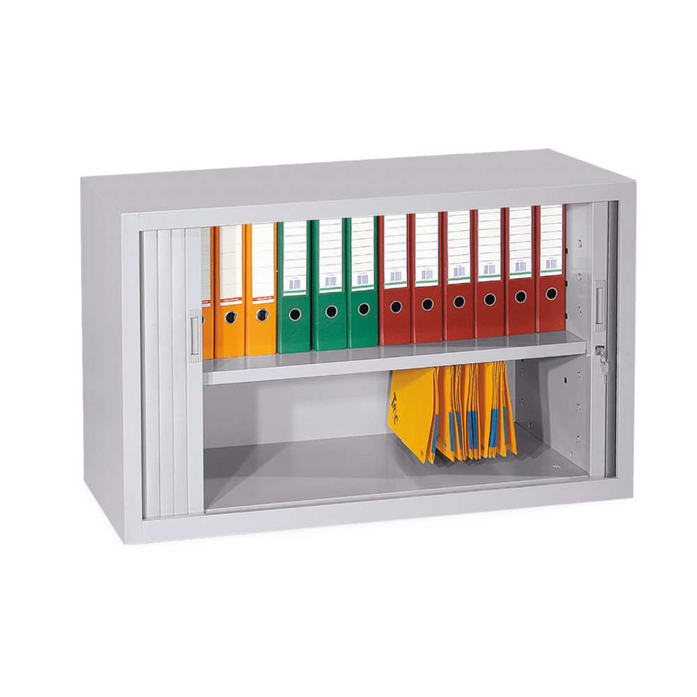 Product afbeelding: HEMMDAL Werkplaatsroldeurkast, hxbxd 750 x 1.200 x 460 mm, legborden lichtgrijs
