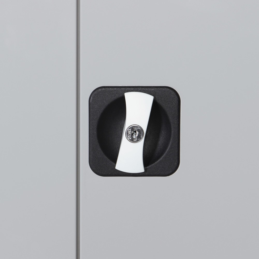 Produktabbildung Nr. 2: HEMMDAL Flügeltürschrank, 3 OH, Breite 1.200 mm, lichtgrau