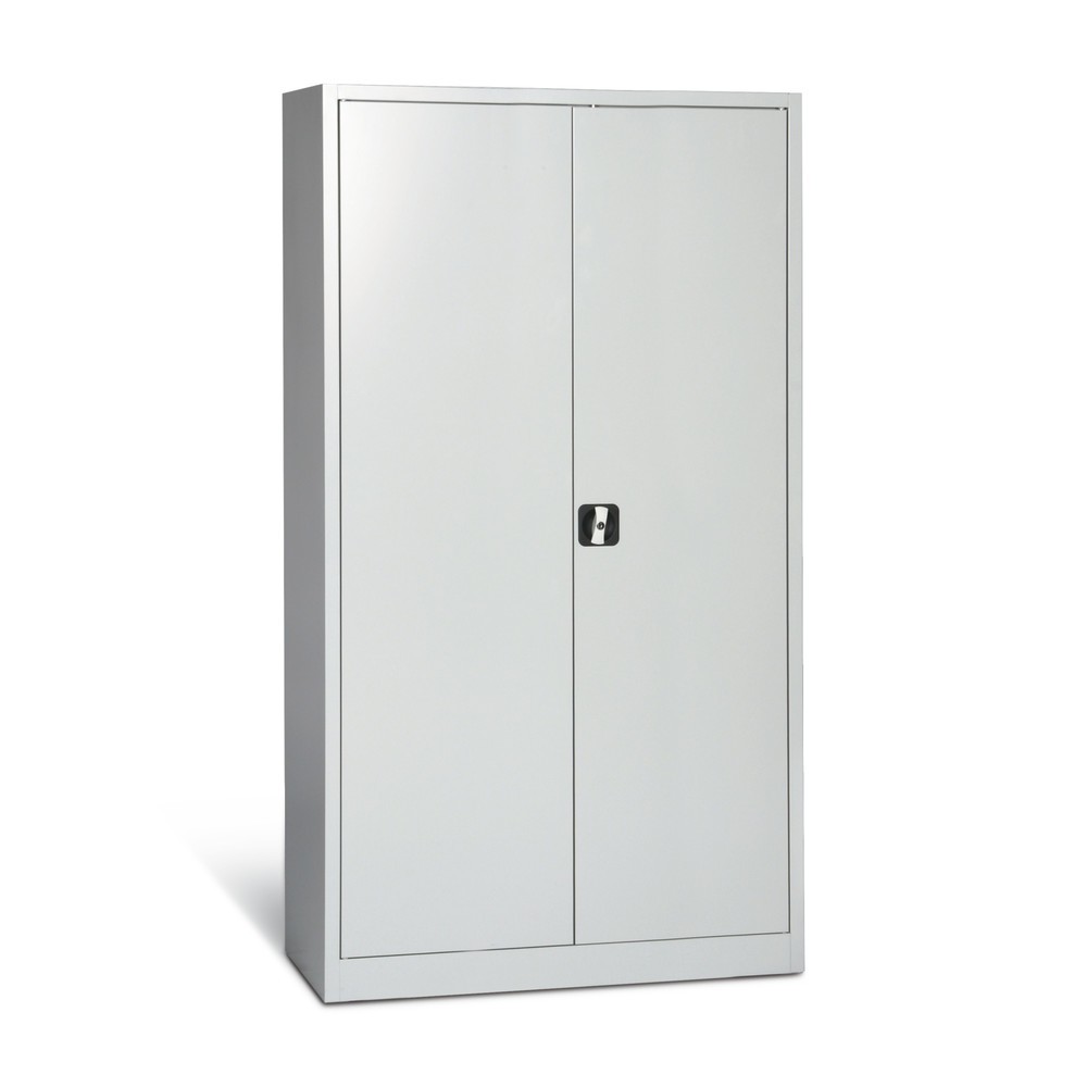 Produktabbildung: HEMMDAL Werkstatt-Flügeltürschrank, HxBxT 1.950 x 925 x 420 mm, lichtgrau/lichtgrau