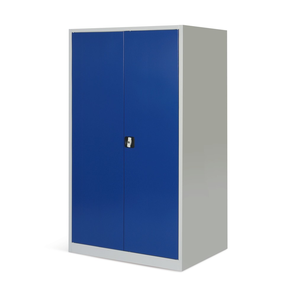 Produktabbildung Nr. 3: HEMMDAL Werkstatt-Flügeltürschrank, HxBxT 1.950 x 1.200 x 600 mm, lichtgrau/enzianblau