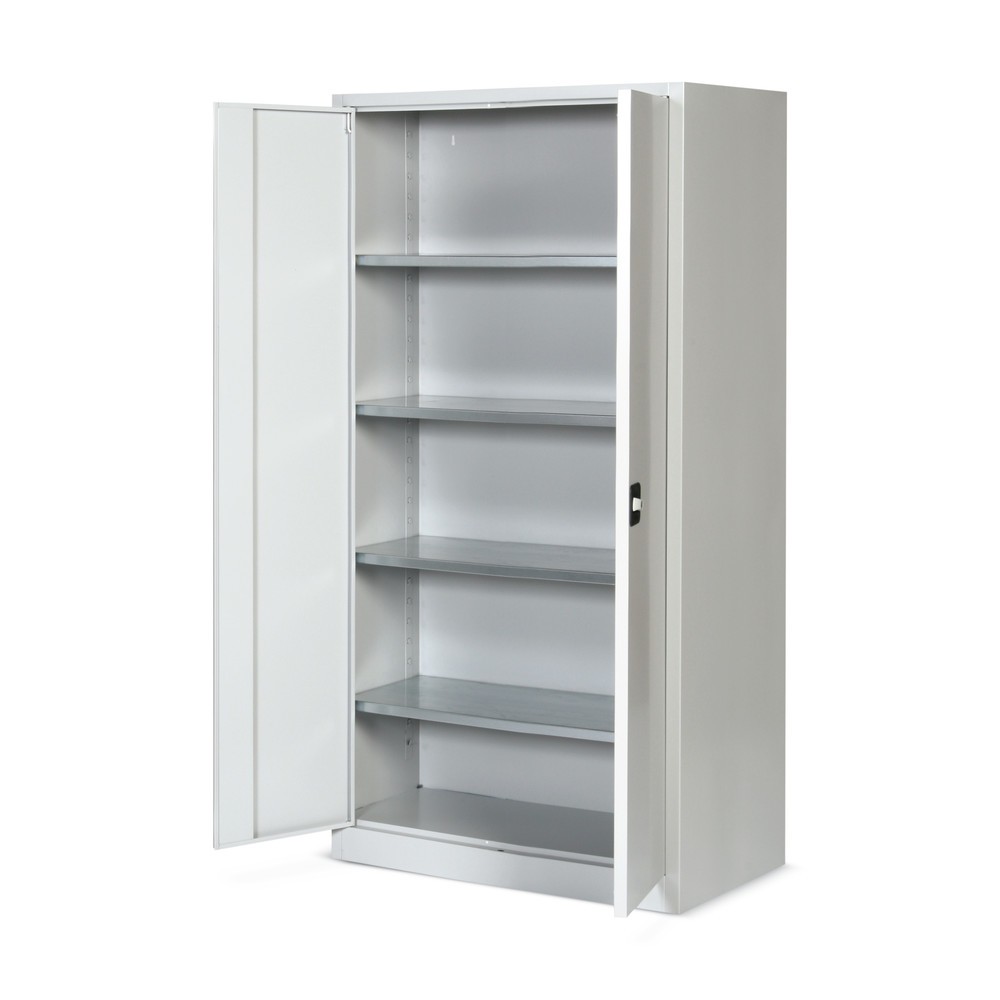 Produktabbildung Nr. 2: HEMMDAL Werkstatt-Flügeltürschrank, HxBxT 1.950 x 1.200 x 600 mm, lichtgrau/lichtgrau