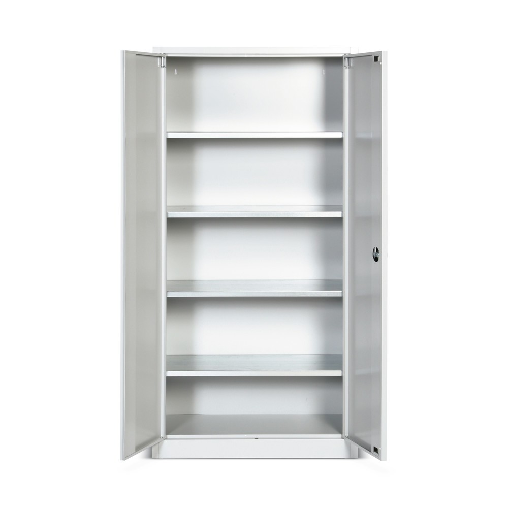 Produktabbildung Nr. 3: HEMMDAL Werkstatt-Flügeltürschrank, HxBxT 1.950 x 1.200 x 600 mm, lichtgrau/lichtgrau