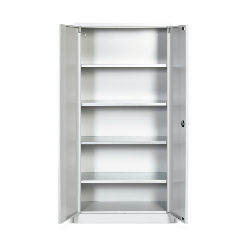 Produktabbildung Nr. 3: HEMMDAL Werkstatt-Flügeltürschrank, HxBxT 1.950 x 1.200 x 500 mm, lichtgrau/lichtgrau