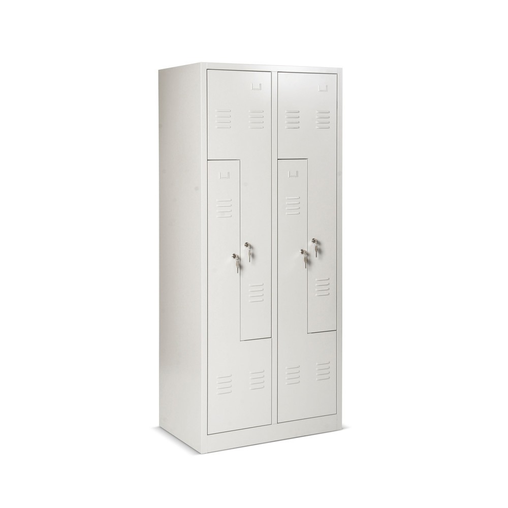 Produktabbildung Nr. 1: HEMMDAL Z-Spind mit 4 Abteilen, HxBxT 1.800 x 800 x 500 mm